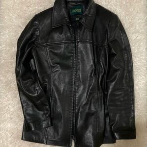 Vintage black Danier leather jacket